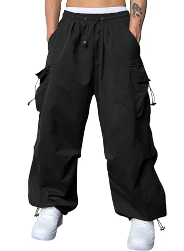 JMIERR Men's Casual Lounge Baggy Sweatpants Cargo Pants Trendy